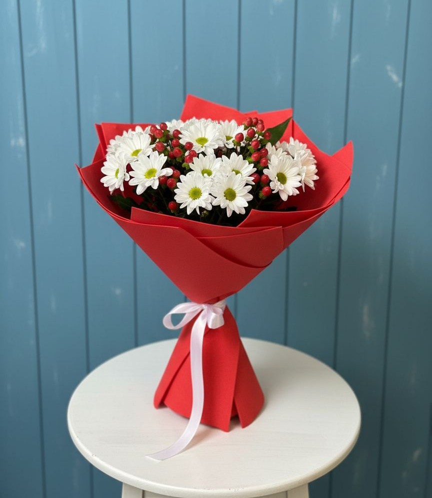 Букет цветов из: Хризантемы в Кадошкино