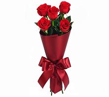 Букет 5 Красных роз Эдлесс Лав в Кадошкино