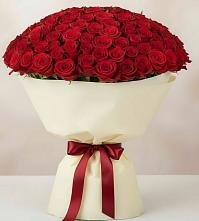 Букет 101 Красная роза Милано в Кадошкино