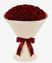 Букет 101 Бордовая роза Блэк Бакарра в Кадошкино