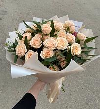 Букет Кремовые розы Латте в Кадошкино