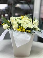 Цветочная композиция из Розы  в Кадошкино