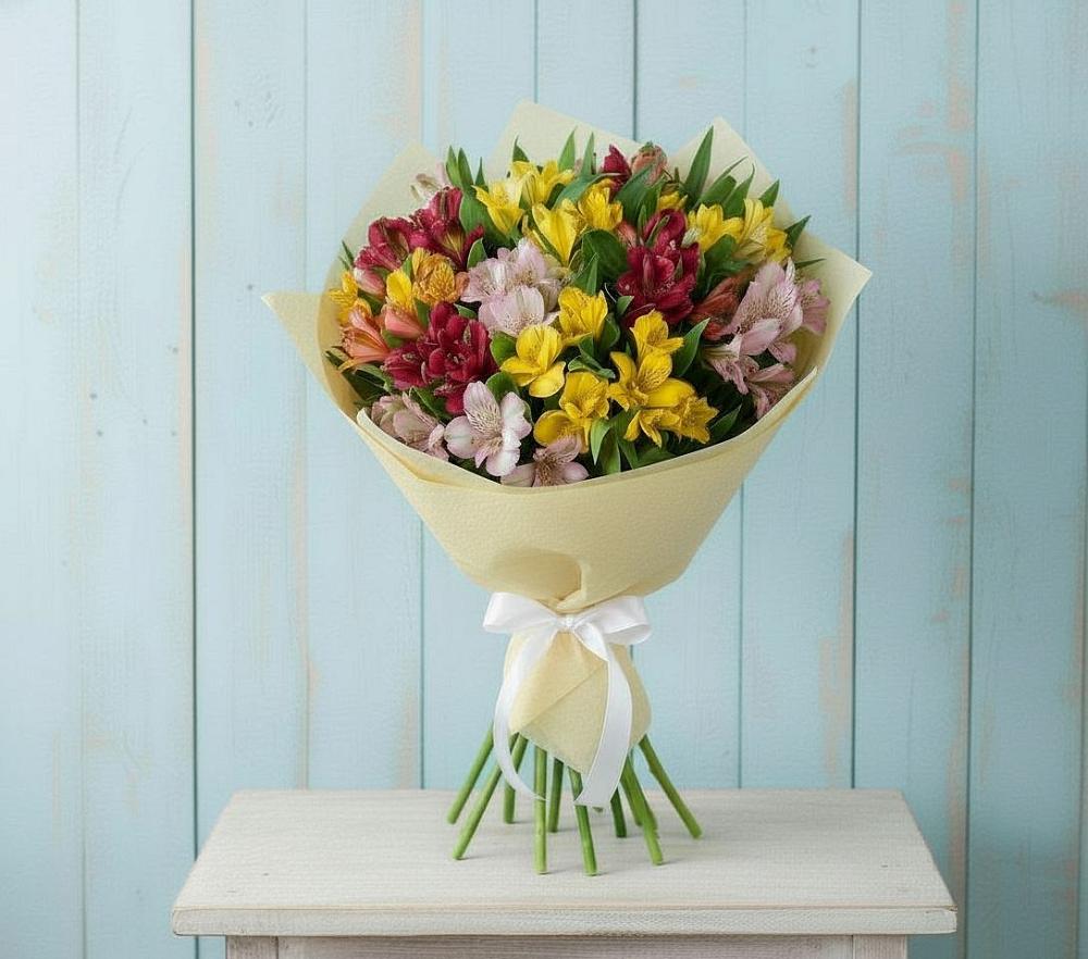 Букет цветов из: Альстромерии в Кадошкино