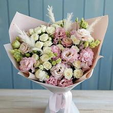 Букет цветов из:  Альстромерии и Розы в Кадошкино